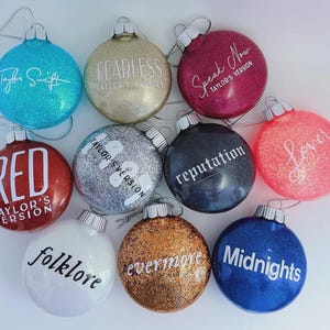 Taylor Eras Ornament | T Swift Ornament | The Eras Tour | T Swift gifts