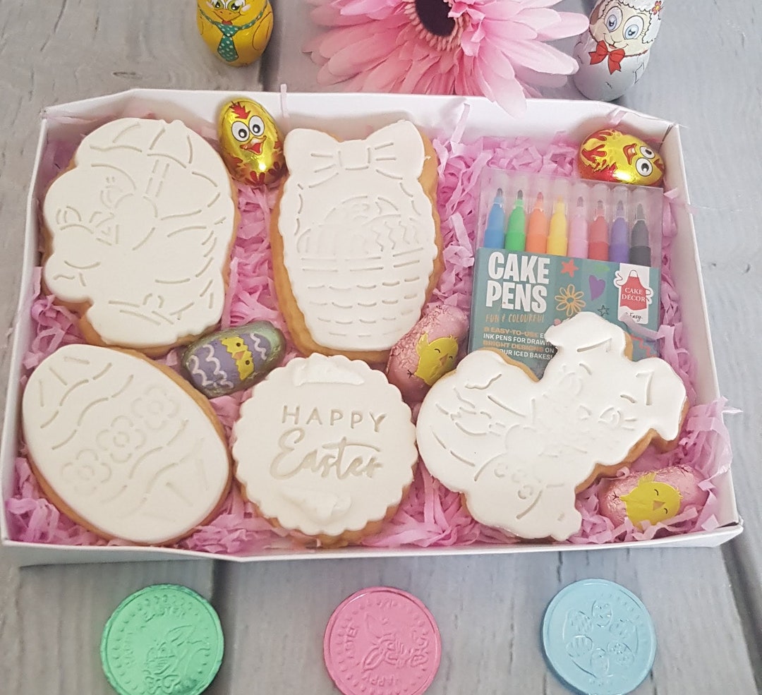 Decorate Your Own Easter Shortbread Biscuitseaster Biscuits Gifts