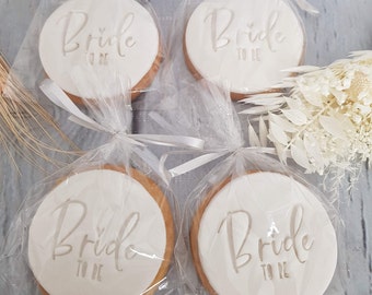 Miss To Mrs.| Bride To Be Shortbread Biscuit-Sugar Cookie-Bridal Shower Cookie-Hen Do Biscuits-Hen Party Favours- Bridal Favour