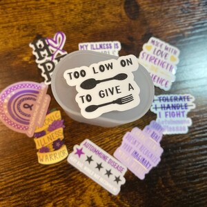 Autoimmune Disease Awareness Sticker Pack | Chronic Illness Stickers ...