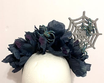 Halloween Spiders and Web Headband