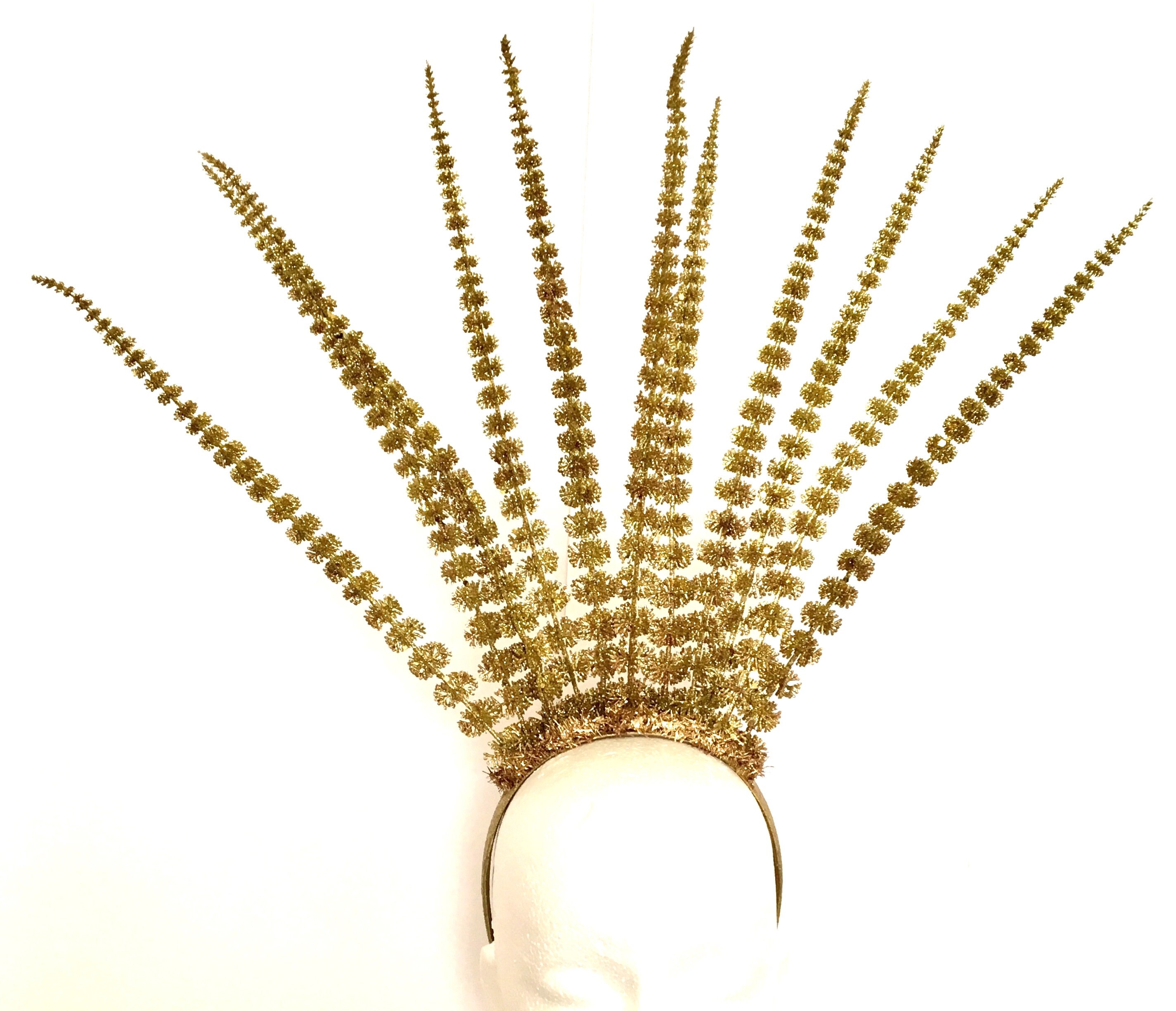 Golden Crown Headband Etsy