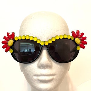 Red and Yellow Neon Sunglasses