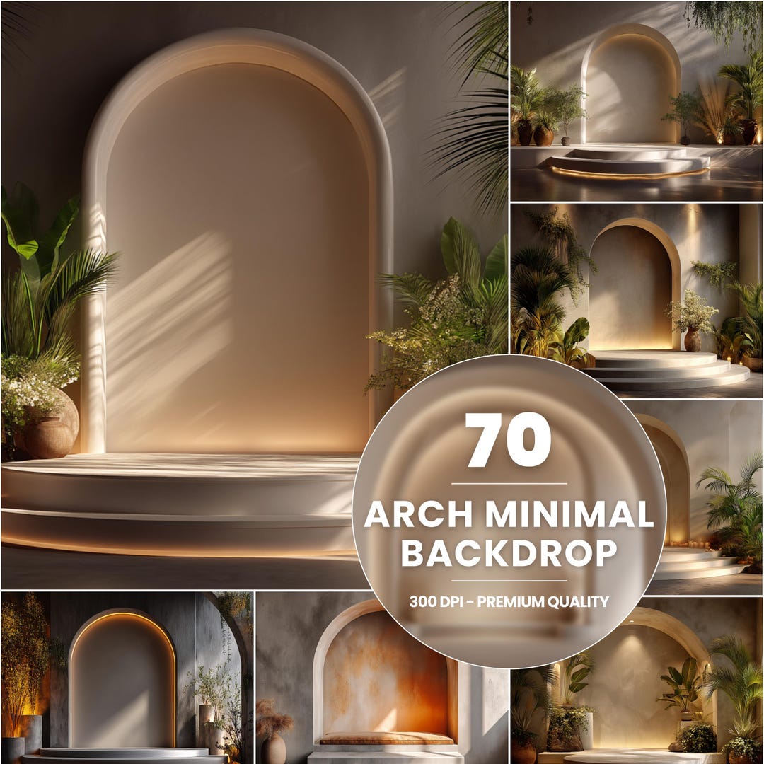 70 Minimalist Arch Photography Backdrops: Beige Wall Textures (digital ...