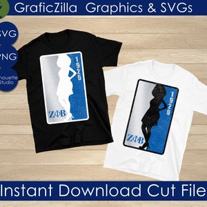 Zeta Phi Beta SVG, Zeta svg, Dove svg, Finer Svg, HBCU, Sorority, Founder's Day, Instant Download File Silhouette Cricut, 1920, Woman