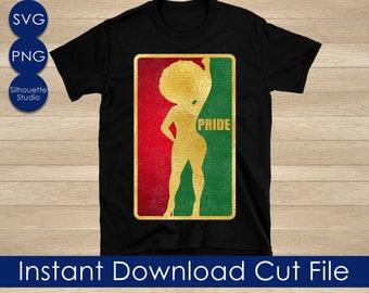 Black Pride, Black Girl Magic SVG, Instant Download File Silhouette Cricut Sublimation, Black History, Black Lives Matter, Juneteenth, Afro
