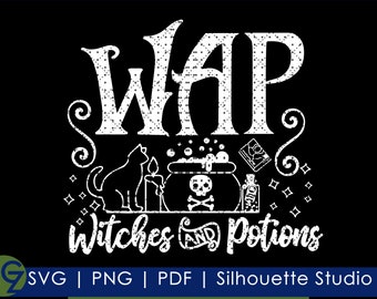 WAP SVG, Witches And Potions,  PNG Instant Download File, Sublimation, Trending, Clip Art, Halloween svg,  Spooky Season, Costume, Cardi B