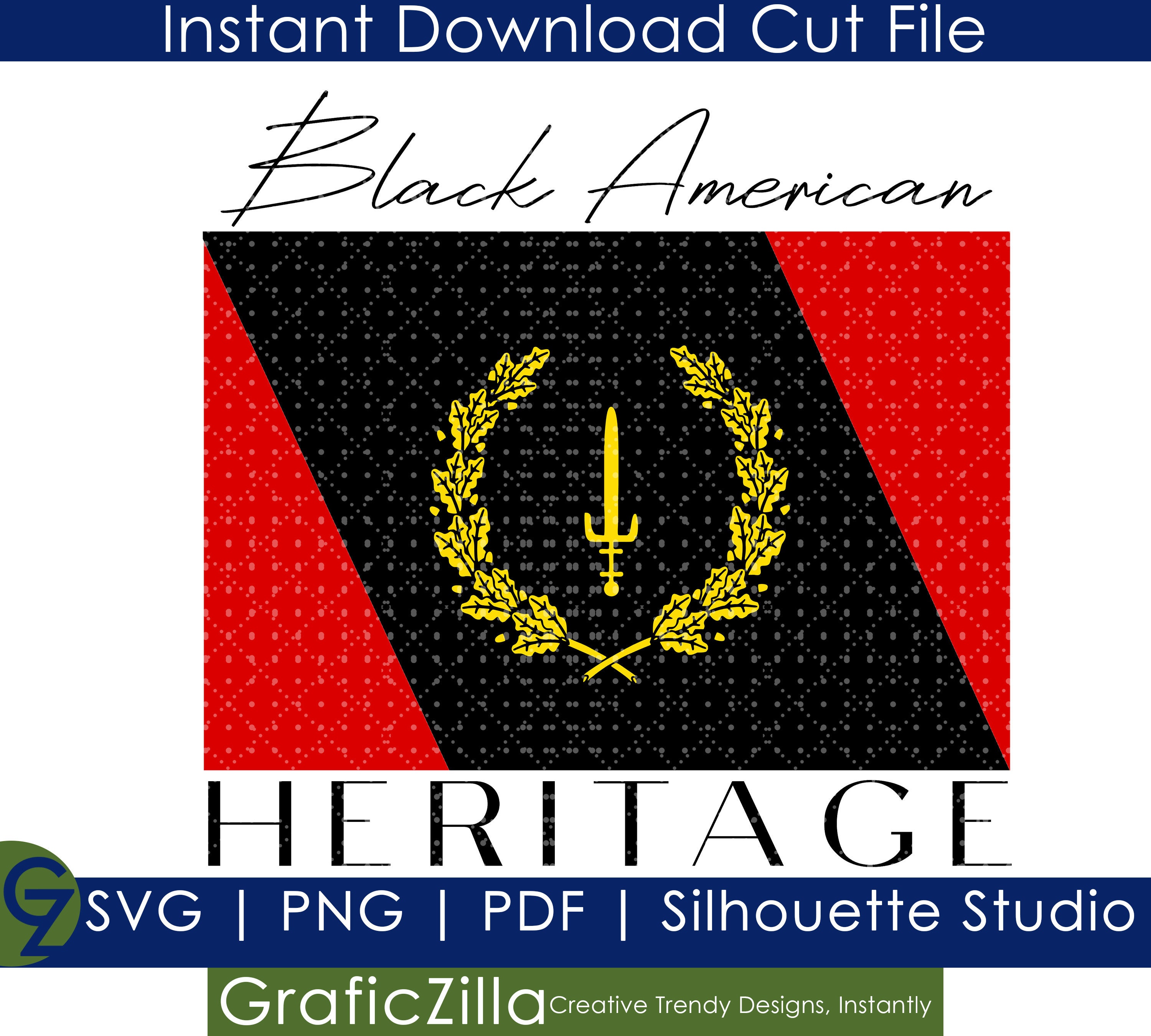 Black American Heritage Flag Patch 3x2 W/ Velcro -  Israel