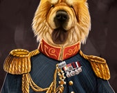 Royal Pet Portraits, Custom Digital Realistic Pet Portraits for Every Occassion