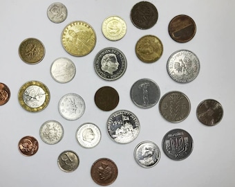 World Coin Collection: Set of 25 Circulated Coins