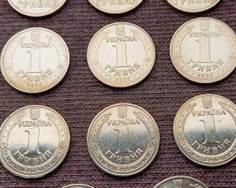 Set of 11 coins hryvnya Coin of Ukraine, Hryvnia, Collectible metal money numismatics europian coins Ukrainian coins