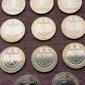 Set of 11 coins hryvnya Coin of Ukraine, Hryvnia, Collectible metal money numismatics europian coins Ukrainian coins