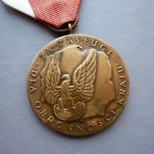 Poland NDP – Medal for Merit in the Defence of the Country – Bronze, III Degree