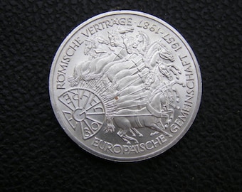 1987年 ドイツ連邦共和国 10マルク銀貨 – ローマ条約30周年記念 - Etsy