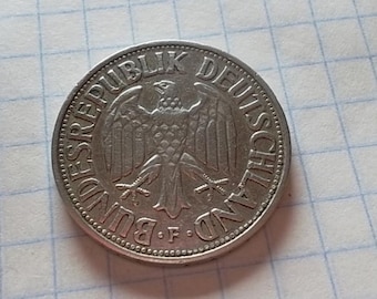 1950年 ドイツ 1 ドイツマルク硬貨 - ヴィンテージドイツ通貨