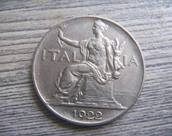 1914年イタリア2リラ銀貨XFコンディション - Etsy 日本