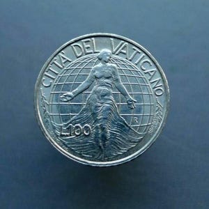 Vatican – 100 Lire Coin – 1998 – Pope John Paul II