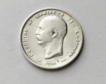 希少な1963年ギリシャ30ドラクマ銀貨 – ジョージ1世即位100周年記念