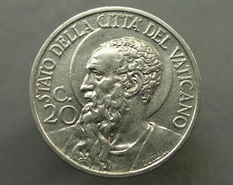 1825 B 教皇領 - バチカン ローマ スクード - レオ12世 - コインの複製