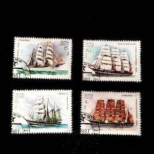 Navigando nel tempo: francobolli d'epoca dell'URSS che celebrano il patrimonio marittimo della Russia