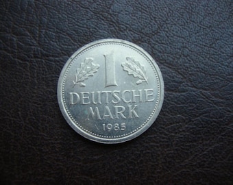 Vintage FRG 1 Mark Coin 1985 (F Mint) – West Germany