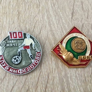 Ukrainian Football Heritage: Vintage USSR Era Badges