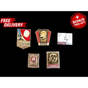 Lenin&#39;s Legacy: Vintage USSR Badges