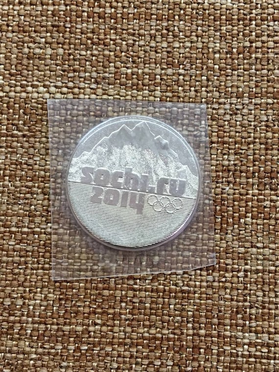 Coin 25 Rubles 2014 Russian Federation Sochi Olympic Games Russia