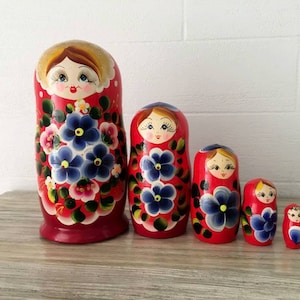 Charming Matryoshka Dolls: Hand-Painted Wooden Treasures