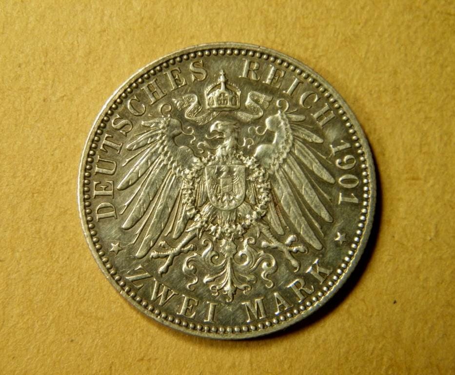 ドイツ 1901年 プロイセン200周年記念コイン 2マルク銀貨 ドイツ 1901年 プロイセン200周年記念コイン 2マルク銀貨 - メルカリ