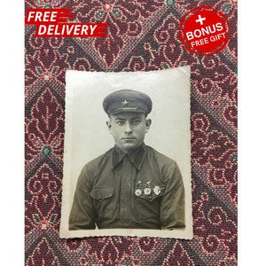 Retrato antiguo de un soldado del Ejército Rojo anterior a la Segunda Guerra Mundial: un vistazo a la historia