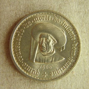 Portugal 5 Escudos Silver Coin – 1960