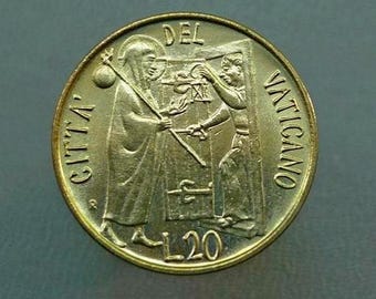 バチカン市国 – 500リラ銀貨 – 1969年 – 教皇パウロ6世 – 宗教記念