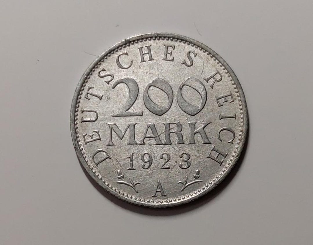 ドイツ ワイマール共和国200マルク(1923年)ジャック☠️スパロウ ドイツ ワイマール共和国200マルク(1923年)ジャック☠️スパロウ様専用