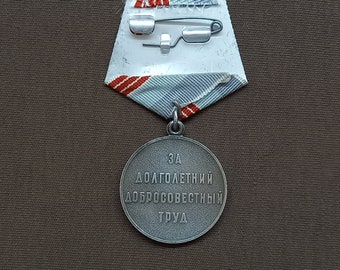 Lot De Médailles Soviétiques – Ouvrier, Usine Militaire, Vétéran, URSS 1960-70