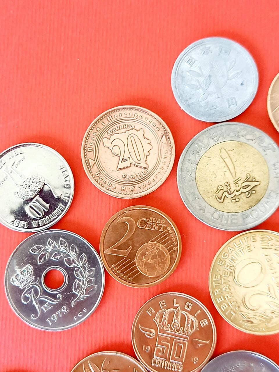 Set of 25 Various Coins Various Countries Coins From Various