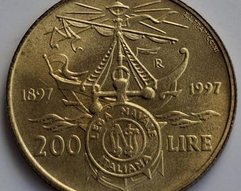 ヴィンテージ イタリア 500 リラ銀貨 コロンブス船 - Etsy 日本