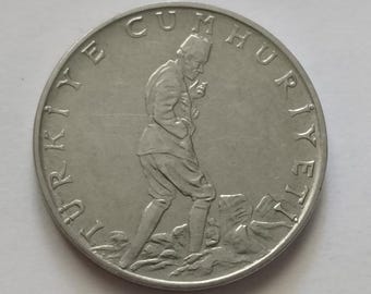 1968年トルコ1リラ硬貨 - Etsy 日本