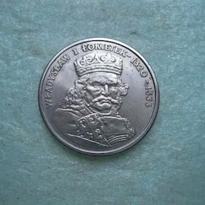 Moneta vintage da 100 Zloty della Polonia, 1986 – Re Władysław I Łokietek (Il Corto)