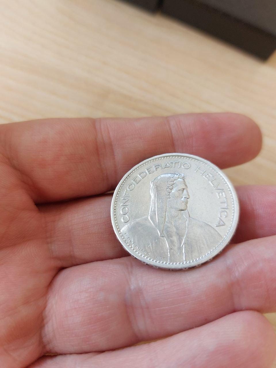 1932 Switzerland 5 Francs Silver Coin – Helvetia Design - Etsy