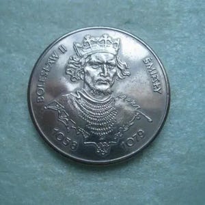 Vintage Poland 50 Zloty Coin, 1981 – Prince Bolesław II the Bold