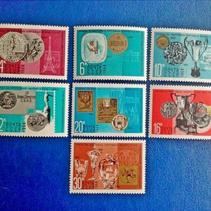 USSR Stamps, 1968: Awards Received at International Philatelic Exhibitions