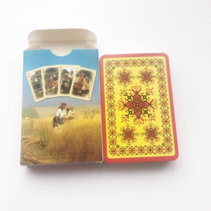 Souvenir from Ukraine. Playing cards 36 pieces with paintings by Ukrainian artists. Ukrainian artists, life, culture, history