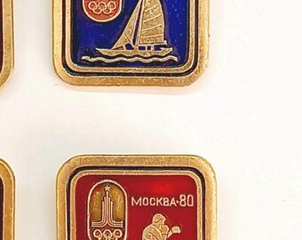 Épinglette soviétique des Olympiades 80, insigne de sport Épinglette soviétique des Olympiades 80, insigne de sport