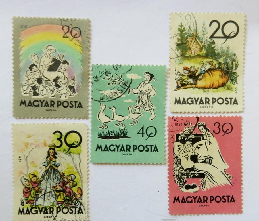 1959年ハンガリー切手シリーズ – ハンガリーの物語 - Etsy 日本
