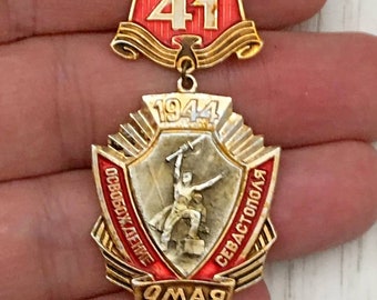 Victory Day Commemorative USSR Badge - May 9 Celebration