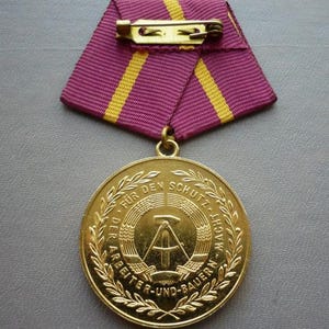Germany GDR Civil Defence Medal – Highest Degree, 30 Years of Service