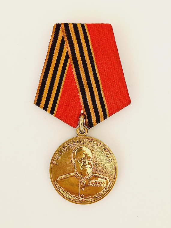 ソ連のジューコフ勲章。赤軍司令官ゲオルギー・ジューコフ。スターリン