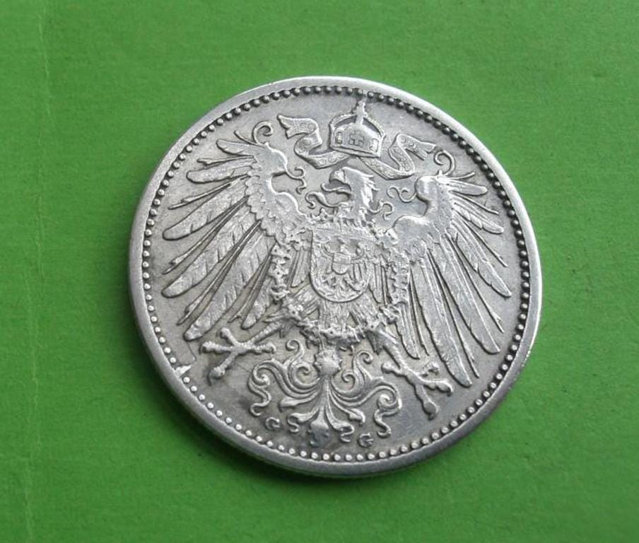 ドイツ 1マルク 1904年銀貨 — ドイツ帝国皇帝ヴィルヘルム2世 - Etsy 日本