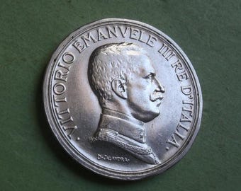 1914年イタリア2リラ銀貨XFコンディション - Etsy 日本